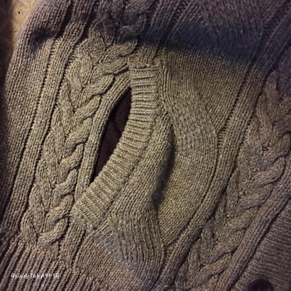 Thomas Parker NY Men's Brown Cardigan Button down Sweater NWTS - Picture 3 of 13